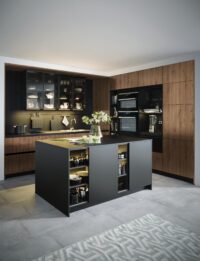 Keuken Lokaal - hout en eiland